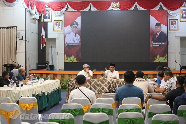 PWI Riau Temui Pj Bupati Kampar, Hal Ini yang Dibahas