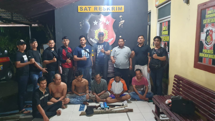 6 Pelaku Perampokan Sarang Burung Walet di Rohil Ditangkap Polisi