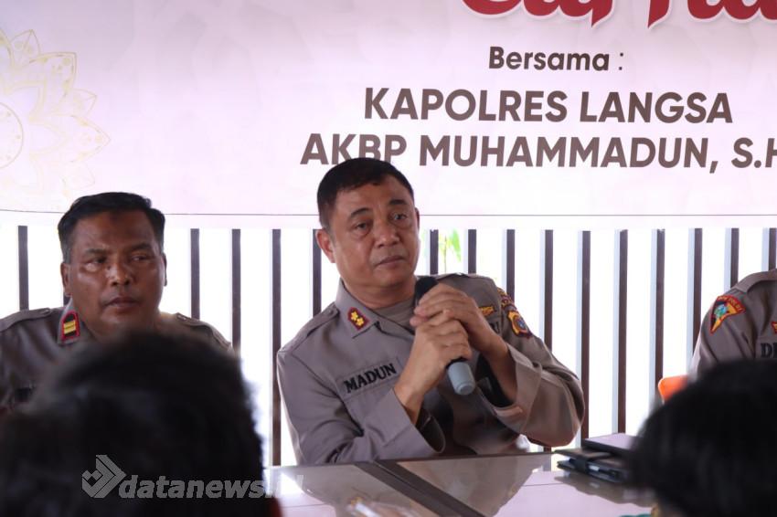 Jumat Curhat, Polres Langsa Dengarkan Keluhan Mahasiswa