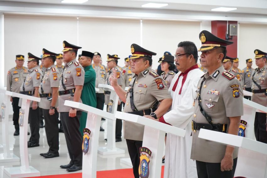 Sertijab Pejabat Utama dan Kapolres Jajaran Polda Riau, Ini Datanya