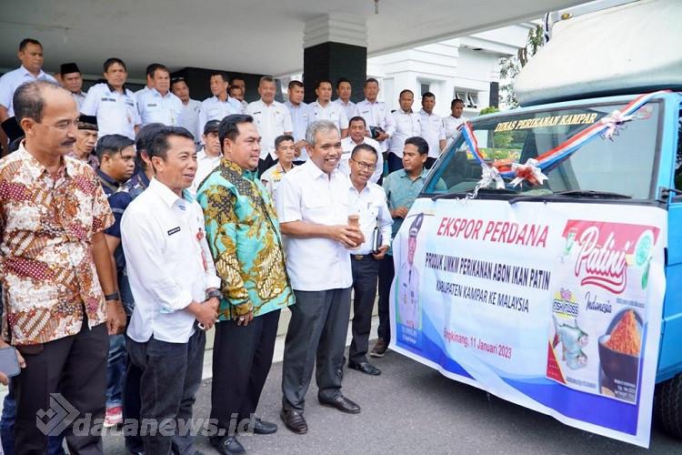 Perdana, Kabupaten Kampar Ekspor 2 Ton Abon Ikan Patin ke Malaysia