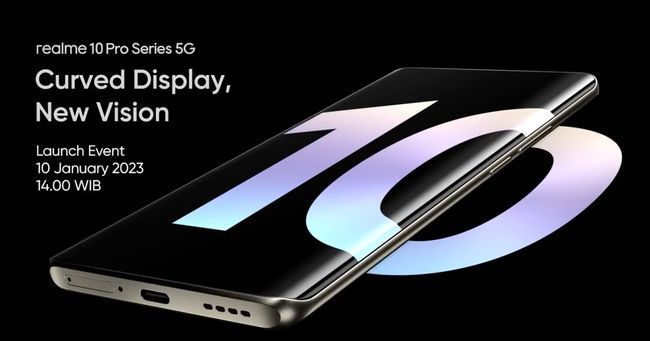 Realme 10 Pro Rilis Siang Nanti, Layar Lengkung dan Desain Mewah Diunggulkan