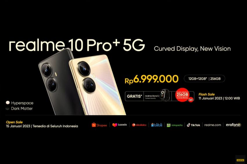 Harga Realme 10 Pro 5G Series Resmi Diumumkan, Kemahalan?