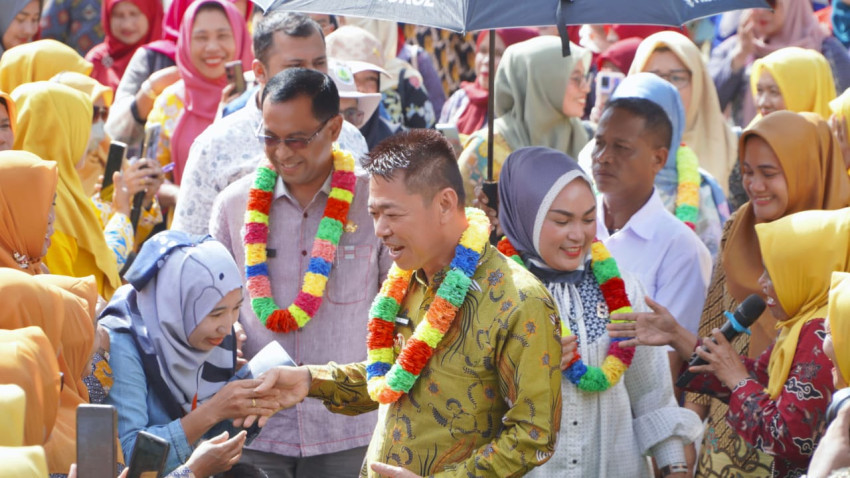 Bupati Rohil Resmikan Rumah Belajar Inovatif Bantuan PHR di Sintong