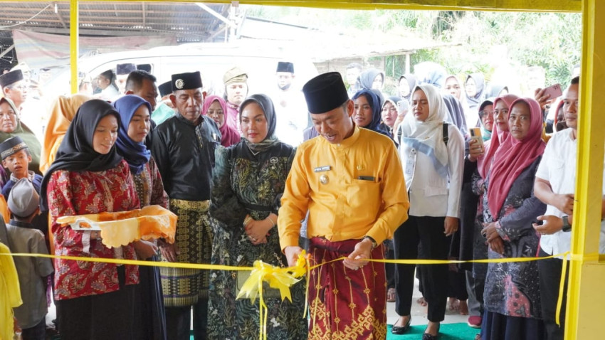 Resmikan Rumah Singgah Golkar, Afrizal Sintong Berharap Ada Warga Sinaboi yang Jadi Anggota DPRD