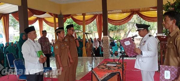 Pengambilan Sumpah dan Pelantikan Perangkat Desa Pucung Kecamatan Balongpanggang