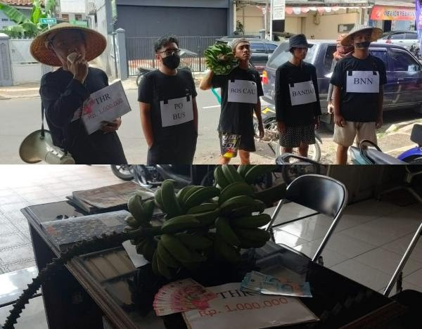 Usai Viral Minta THR, Kantor BNN Tasik Dihadiahi Setandan Pisang dan Uang Mainan