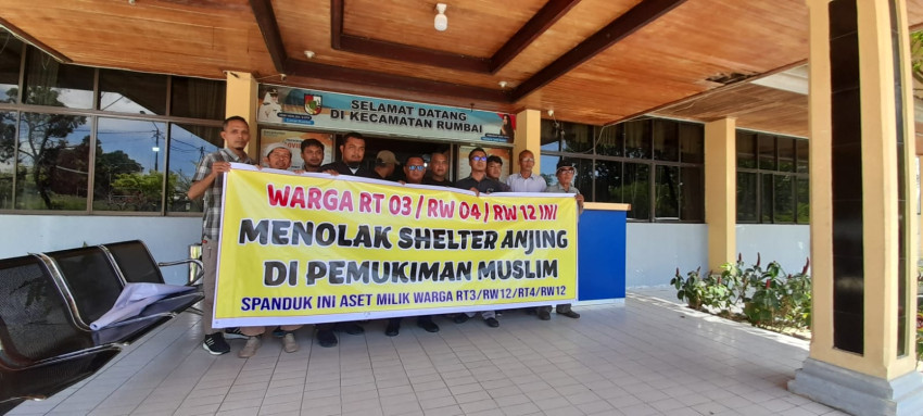 Warga Kecam Pemko Pekanbaru Resmikan Shelter Anjing di Tengah Pemukiman Muslim