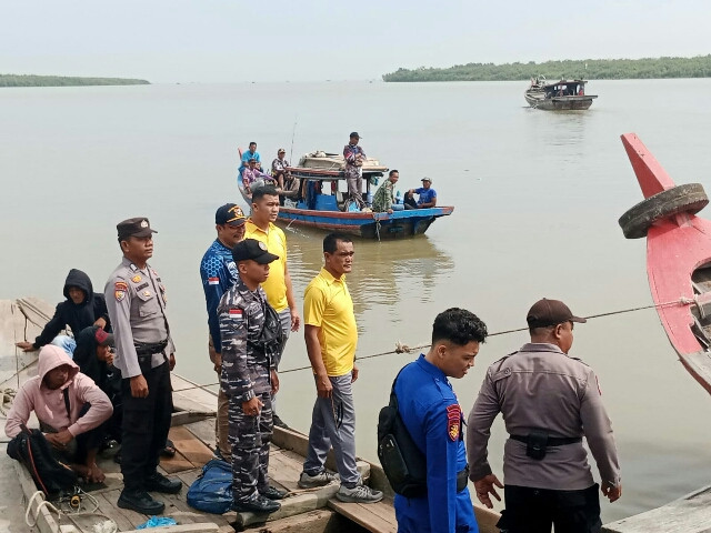 Sambut Hari Bhayangkara Ke-77, Polres Rohil Gelar Lomba  Mancing Ikan di Sinaboi