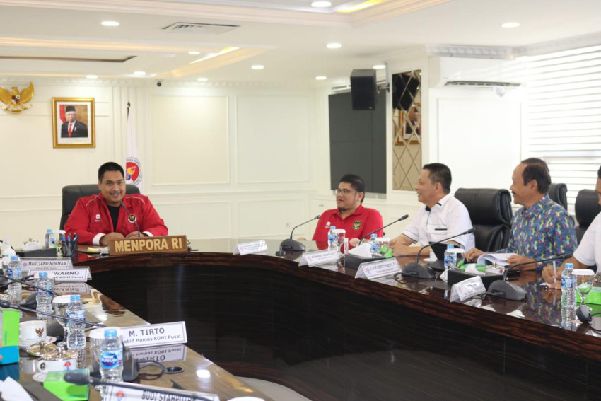 Penjabat Gubernur Aceh Bertemu Menpora