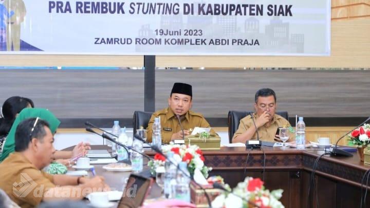 Pra Rembuk Stunting, Husni Merza Apresiasi Pihak Terkait yang Ikut Andil Atasi Stunting