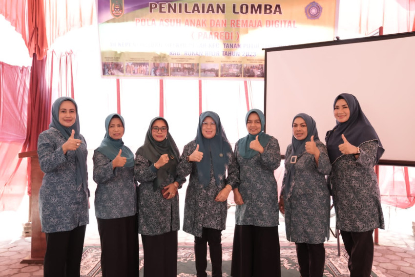 Ketua Tim Penggerak PKK Rohil Percayakan PKK Tanah Putih Tanjung Melawan Untuk Ikuti Lomba PAARADI Tingkat Provinsi Riau