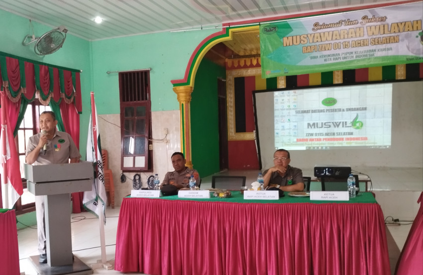 Hadiri Muswil Aceh Selatan, Ini Pesan Ketua RAPI Aceh