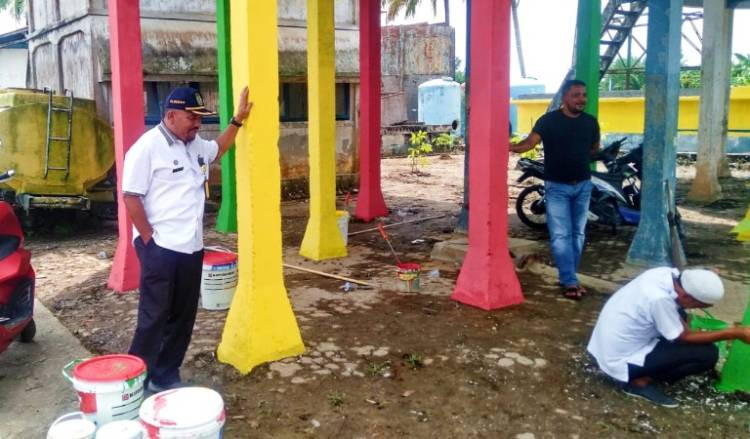 DLH Rohil Lakukan  Pendataan Water Leading Wisata Sejarah Zaman Belanda