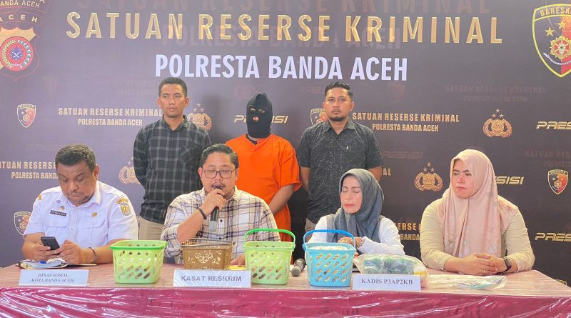 Terlibat Eksploitasi Anak dibawah Umur, Pria Aceh Besar ditangkap Satreskrim Polresta Banda Aceh