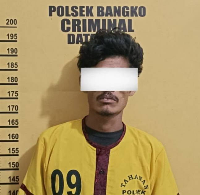 Terekam Cctv Curi Aki dan HP IRT, Pengangguran Diringkus Polsek Bangko