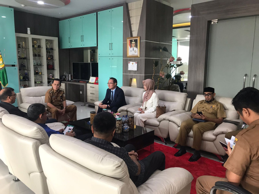 Pj Wali Kota Banda Aceh Bertemu Pengusaha Korea