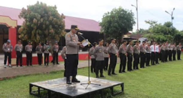 Polresta Deli Serdang Gelar Apel Polisi RW