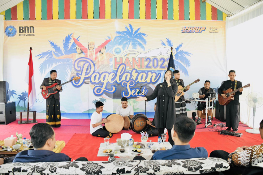 BNN Sabang Gelar Pagelaran Seni Anti Narkoba
