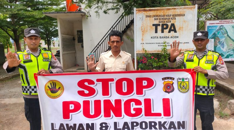 Polsek Kutaraja Sosialisasikan STOP PUNGLI