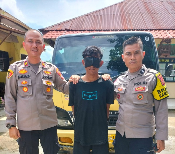 Pencuri Dump Truck Diamankan Polsek Langsa Timur