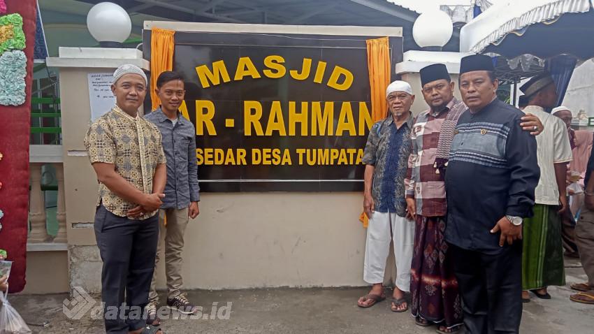 Muslim S.Ag Resmikan Masjid Ar Rahman