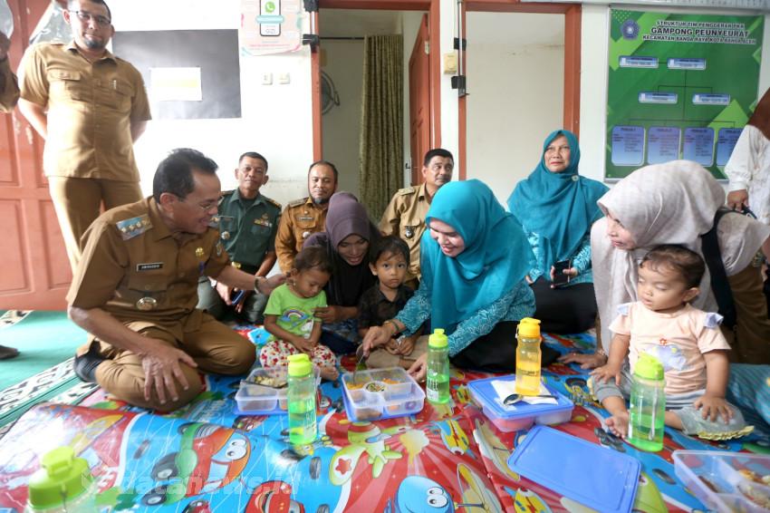 Target Turunkan Stunting, Pj Wali Kota Banda Aceh Gencar Pantau Rumoh Gizi