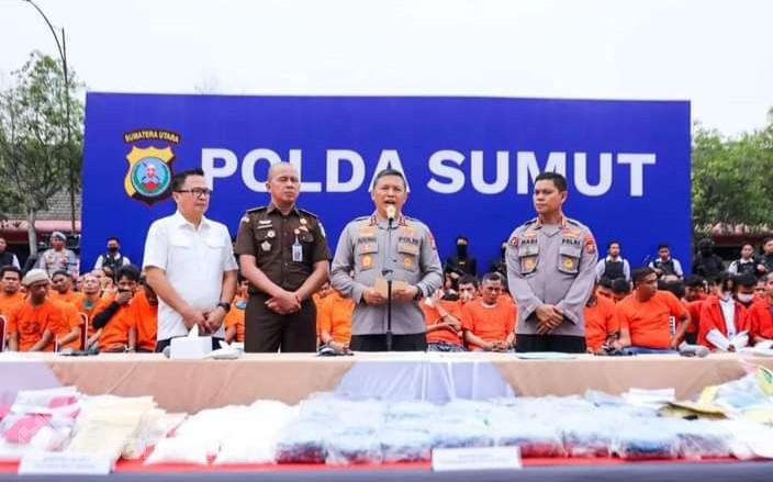 Polda Sumut Tangkap Ribuan Pelaku Jaringan Narkoba Buktikan Komitmen