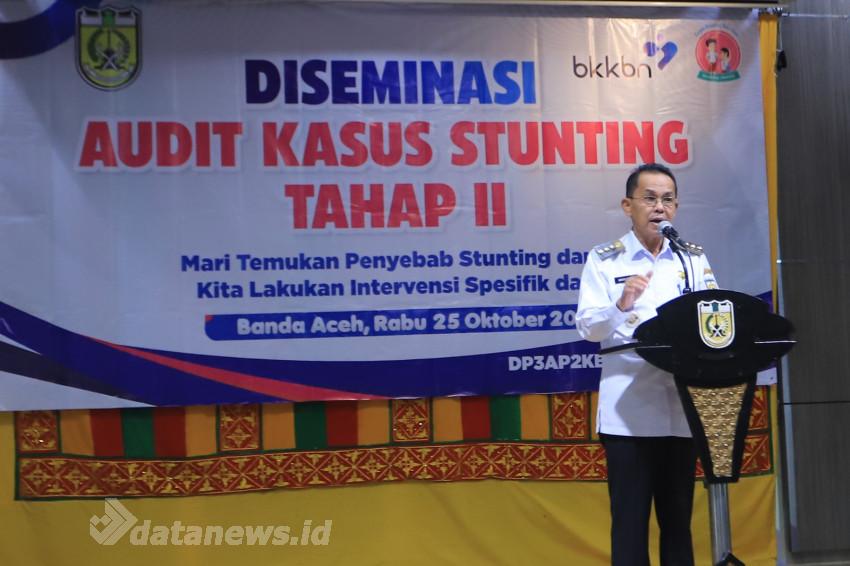 Pj Wali Kota Buka Rapat Diseminasi Audit Kasus Stunting Tahap II