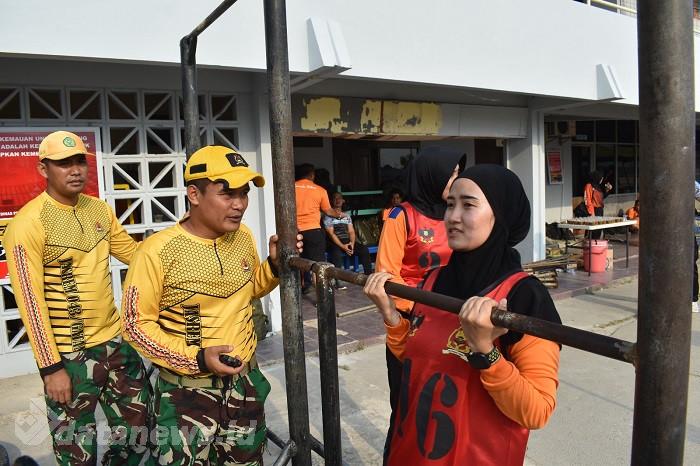 Prajurit dan PNS Korem 043/Gatam Ikuti Samapta Periodik Semester II TA 2023