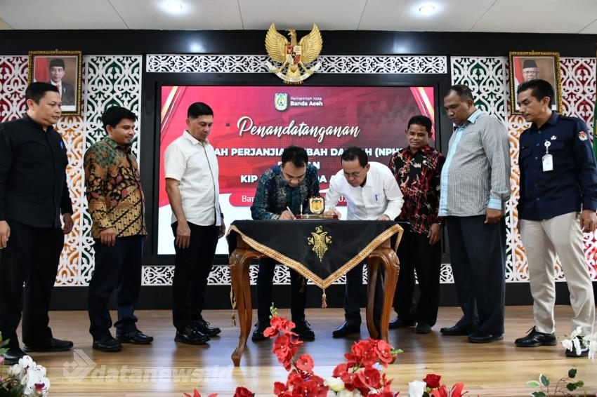 Pemko Banda Aceh Teken NPHD dengan KIP