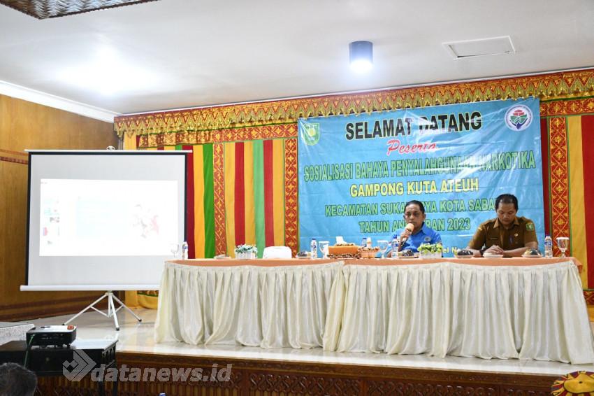 Bentengi Gampong dari Bahaya Narkoba, BNN Sabang Sosialisasi P4GN bagi Pemuda Kuta Ateuh
