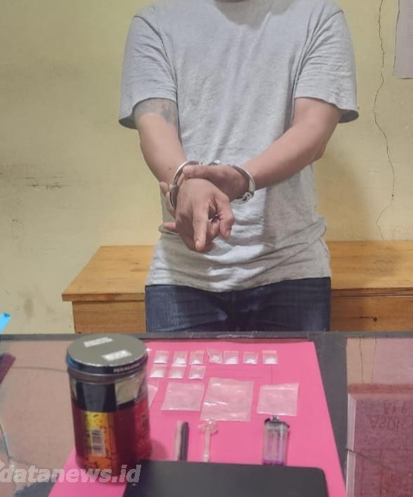 Kantongi 12 Paket Sabu, Pria Paruh Baya Ditangkap Polsek Siak Hulu