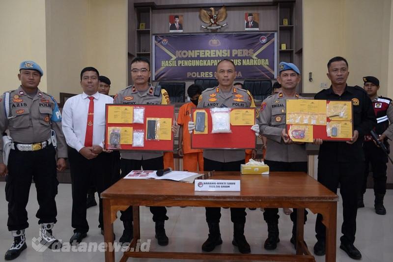 Awal Tahun 2024, Polres Langsa Berhasil Menyita 965,56 Gram Sabu
