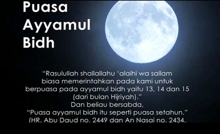 Keutamaan Puasa Ayyamul Bidh