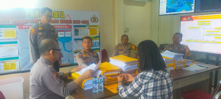 Polres Rohil Terima Kunjungan Tim Was Ops OMB Polda Riau