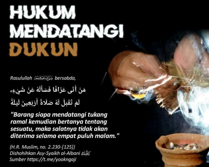 Hukum Mendatangi Dukun