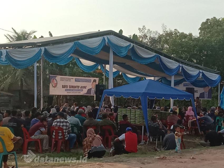 Bayu Sumantri Agung Sosialisasi ke Desa Jati Baru Pagar Merbau