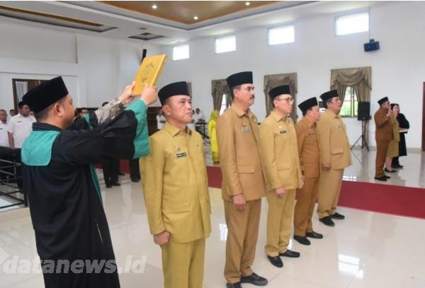Bupati Deli Serdang Lantik Tujuh Pejabat