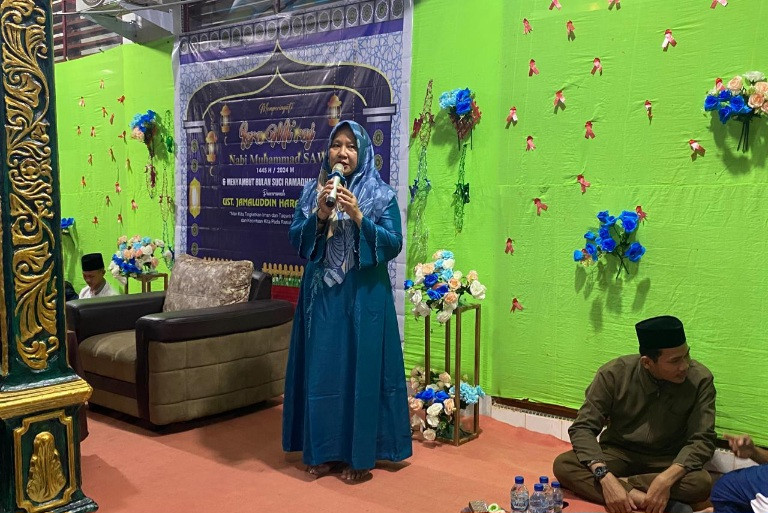 Pj Datin Penghulu Salak Hadiri Isra Mikraj dan Sambut Bulan Suci Ramadhan di Masjid Al-Anshor