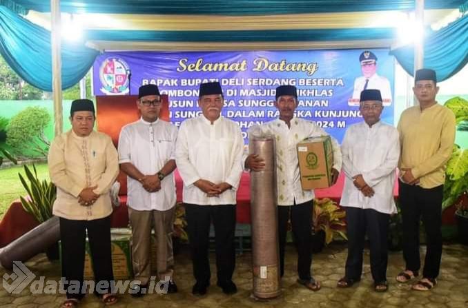 Bupati Deli Serdang Safari Ramadan di Masjid Al Ikhlas