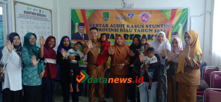 DP2KBP3A Rohil Bersama Puskesmas Bagansiapiapi Ikuti Gebyar Audit Kasus Stunting