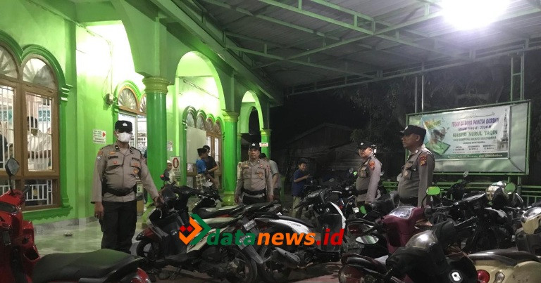Operasi Keselamatan Ramadhan, Polsek Bagan Sinembah Patroli Malam di Masjid