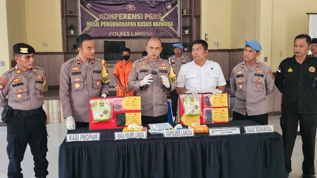 Polres Langsa Sita Sabu Siap Edar dari 2 Warga Aceh Timur