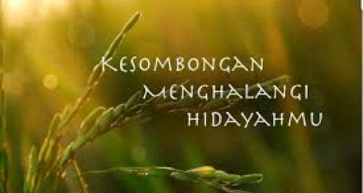 Kesombongan Menghalangi Hidayah