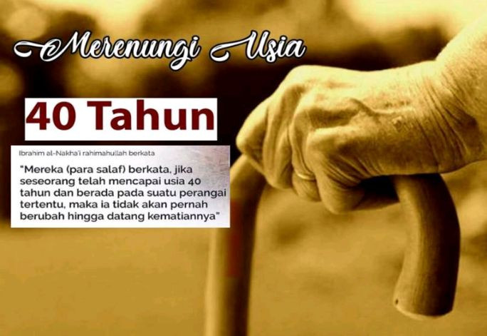 Saat Usia Mencapai 40 Tahun, Apa yang Perlu Dilakukan?