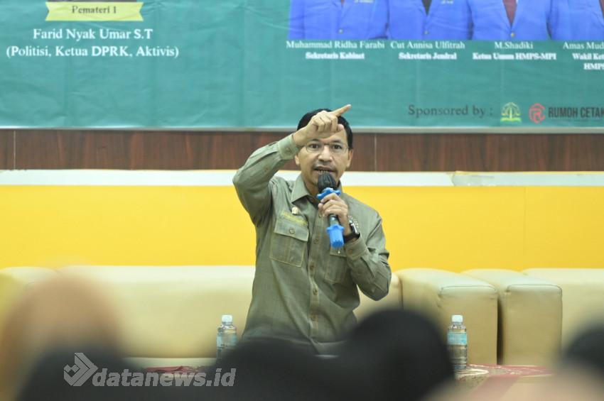 Ketua DPRK Banda Aceh Ajak Mahasiswa Aktif Berorganisasi di Era 4.0