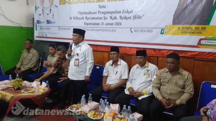 Pelantikan dan Penyerahan SK Unit Pengumpulan Zakat Kecamatan Se-Rokan