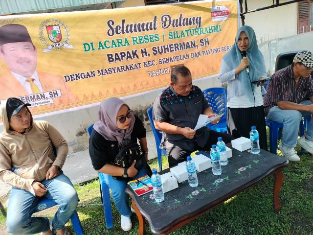 Reses Suherman di Tirta Siak, Warga Berharap Jalan Kulim Kembali Mulus