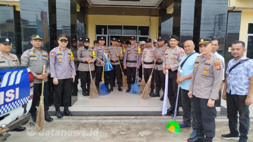 HUT Bhayangkara ke-78, Polsek Bagan Sinembah Gelar Bakti Sosial